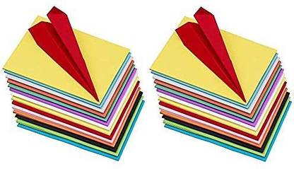 MORE BUY 200 pcs Color A4 Medium Size Sheets (20 Sheets Each Color Total 10 Colors) Art and Craft Paper Double Sided Colored (200 pcs) Craft Paper A4 85 gsm A4 paper