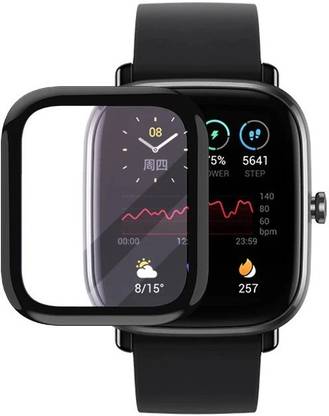 CallSmith Screen Guard for Amazfit GTS 2 Mini, Full Cover 3D Curved Plating Soft PMMA PET Film Screen Protector
