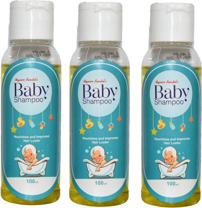 Mysore Sandal Baby Shampoo - 3 x 100 ml Packs