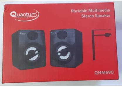 QUANTUM Hi-Tech AUX SPEAKER QHM690 (USB POWERED) 3 W Laptop/Desktop Speaker