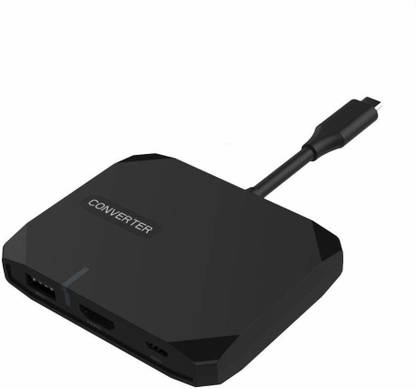 Nsinc USB Type C and USB 3.0 Hub, 5 in 1 Type C to HDMI USB PD Adapter, 3 USB 3.0 Port + 1 HDMI Port + 1 Power Delivery PD Adapter, Black 3 USB 3.0 Port + 1 HDMI Port + 1 Power USB Hub