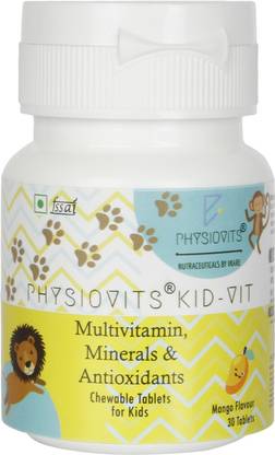 Physiovits KID-VIT Multivitamins, Minerals & Trace Elements for Kids