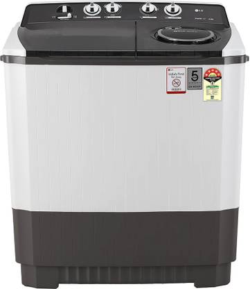 LG 9 kg with Wi-Fi Enabled Roller Jet Pulsator and Soak Semi Automatic Top Load Washing Machine Grey