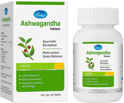 Leeford Ashwagandha Tablets For Immunity Booster & Stress Reliever 60 Tablets Pack of 2
