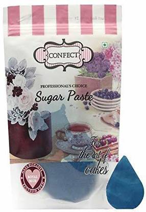 Confect Sugar Paste Fondant For Baking Cake- Royal Blue Sugar Paste