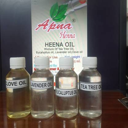 apna Henna oil ( MEHANDI TEL ) Use For Henna/Mehandi Dark Stain & Colour 100ml