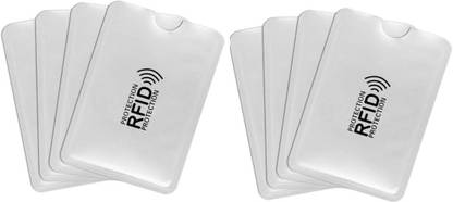 RFID 8 Pcs Sleeves Credit Card Sleeve, Credit Card Protector Sleeves Blocks Credit Cards Access Control
