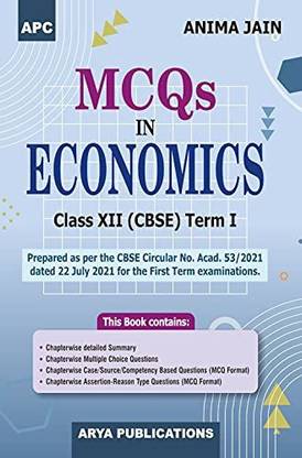 MCQs in Economics Class 12 CBSE Term 1