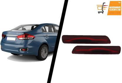 Accessories cart Car Curve Shape For Maruti Suzuki Ciaz Car Reflector Light