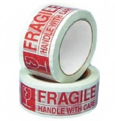 Hippo Handle With Care Fragile Printed Self Adhesive Fragile Handle With care Printed Cello Tape (Manual)