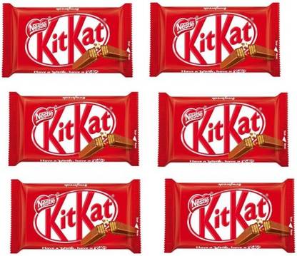 NESTLE KitKat 4 Finger Chocolate Bar (Imported UK) 6 Pack Bars