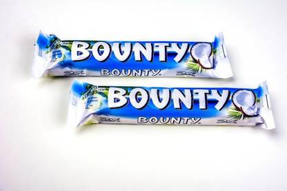 BOUNTY Chocolate 57g Pack of 2 Bars