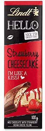 LINDT Strawberry Cheesecake Milk Chocolate Bar Bars