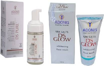 ADONIS DS PURE Cleanser+DS GLOW SKIN WHITENING FACEWASH Face Wash