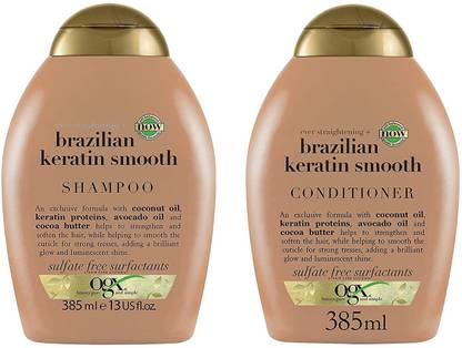 ogx Brazilian Keratin Therapy Shampoo & Conditioner 770ml