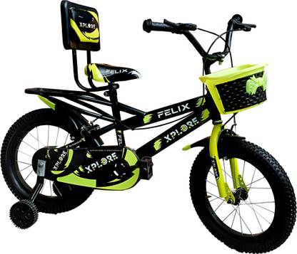 FELIX Xplore 16T Single Speed Kid's Cycle with Cushioned Backrest 16 T (inch) Road Cycle