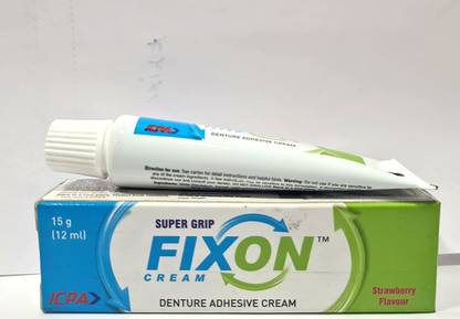 pyrax Dental Denture Adhesive Cream Fixon 2 pc Dental Elevator