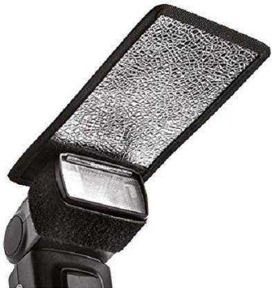 CAM-X UNIVERSAL 2 in 1 Flash Bounce Card All Type of On Camera Flash Guns Mini Silver White Flash Diffuser Reflector for Camera Flash Diffuser