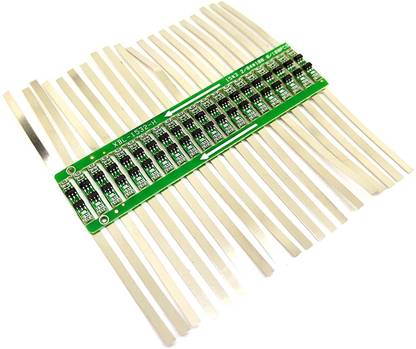 INVENTO 20PCS 1S BMS 3.7V 2A 3.7V - 4.2V 1 Cell 18650 Lithium Battery Charging Protection Board Battery Management System Module Automotive Electronic Hobby Kit