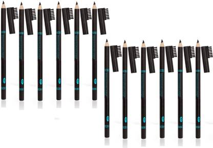 tanvi27 MATTE FINISH OR BOLD EYE BROW PEINCIL FOR ALL TYPE SKIN TONE SET OF 12