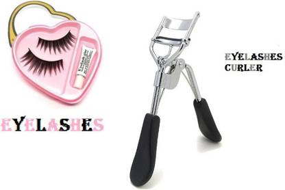 J & F Eyelash Curler And False Eyelashes