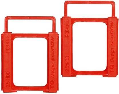 SKIRE Bracket SSD HDD Notebook 2.5 inch Hard Disk Drive Plastic Adapter Mount (Pack of 2) 2.5 inch Hard Disk Drive Plastic Adapter Mount