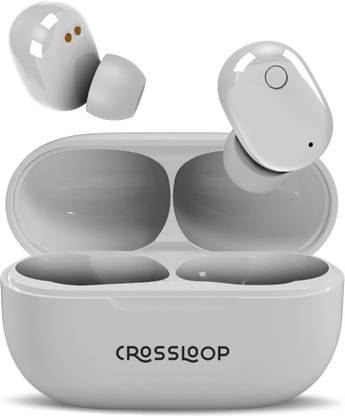 CROSSLOOP GENEX Active Noise Cancellation (ANC) TWS Earbuds | Bluetooth 5.0 | 20+ Hrs Battery Backup | Touch Control | IPX4 Splash Proof | for Phone Calls, Workouts, Online Classes, WFH Bluetooth