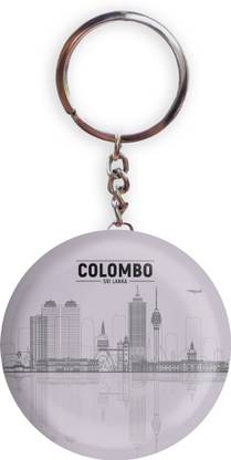 HOLA Multicolor Color Colombo Sri Lanka D2 Bottle Opener (5.8 cm) Key Chain