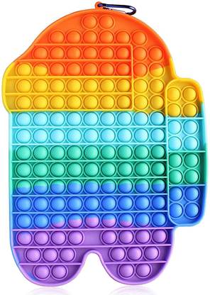 Aganta Pop It Big Popit Game Push Bubble Fidget Toy Big Popits Among Us