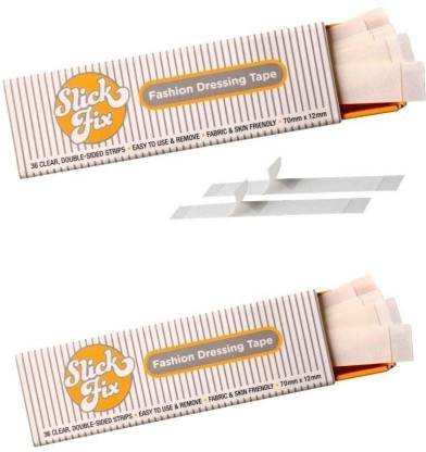 SLICKFIX Fashion Dressing Tape Super Saver - Transparent Disposable Lingerie Fashion Tape