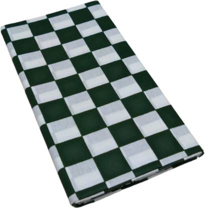 TRUEVELLI Checkered Green, White Lungi