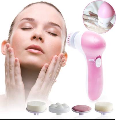 Aryshaa facial massager machine electric facial massager machine electric 5 in1 Portable Electric Facial Cleaner Multifunction Massager, Face Massage Machine For Face, Facial Machine, Beauty Massager, Facial Massager For Women Assorted color Massager
