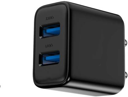 Veera tech USB Gadget Accessory Combo for Compatible for Billion Mobile Phones Dual USB Fast Wall Charger and Micro-USB Cable with Multi-Protection