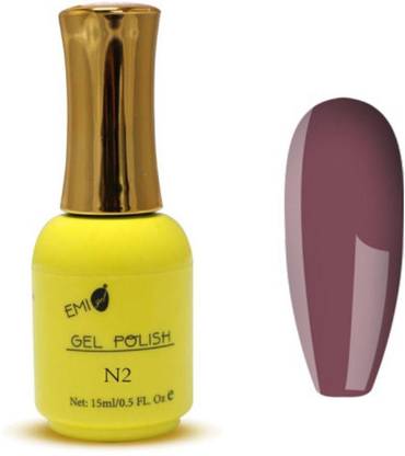 Gleevia EMIGel UV Gel Polish For Begineers & Professionals 15ml Bottel with Brush Color Code: N2 N2