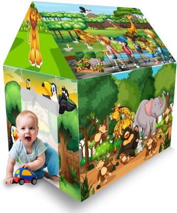 FunBlast Zoo Tent House for Kids - Play Tent House for Children, Girls and Boys