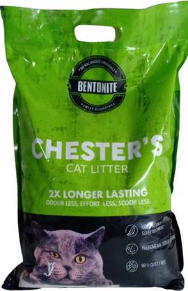 Chester's Bentonite Cat Litter 5kg (1 pack) Pet Litter Tray Refill