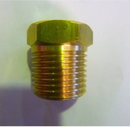 Pbl Brass Hex Pipe Bushing Reducer Fittings Outer Male 1/2" BSP into Inner Female 1/8" Thread BSP Hex Reducing 1/2X1/8 Bush adapter Fitting 3PCS 2-Way Reducer Pipe Joint