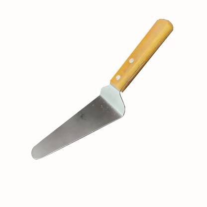 Shoppernation Wooden Handle Pizza/Cheese Shovel Cutting Tool Serving Tool Rocker Pizza Cutter