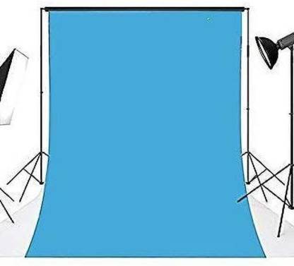krisha 8 x 12 Ft Sky Blue Background, Blue Backdrop, Blue Screen For Photography, VFX Editing, YouTube Reflector Reflector