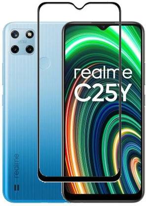 GORILLA FIVE Edge To Edge Tempered Glass for Realme C25Y, realme C25Y