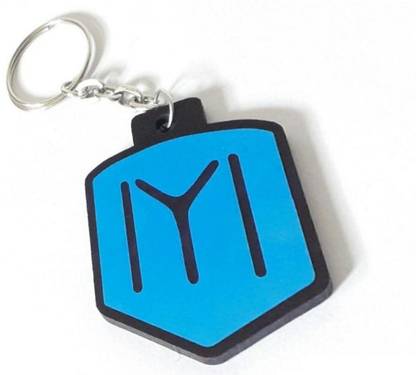 WALLPAY Dirllis Kayi Flag Ertugrul Qazi Keychain Dual Side Black with Blue Combination Keyring (kurulus Osman) Key Chain