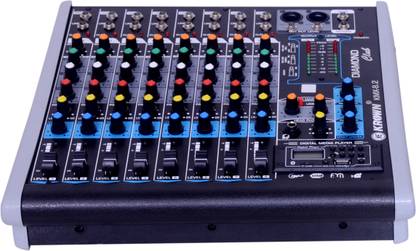 KEKROWN KMX-8.2 Diamond Club Professional Mixer with USB & Bluetooth Analog Sound Mixer
