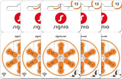 Signia Hearing Aid Battery 13- Pack of 30 Batteries 10966599-Hear.com Stethoscope Case