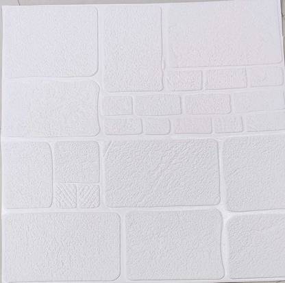 DOOR BASE Vinyl Decorative White Wallpaper