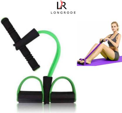 LONGRODE Belly Fat Reduce Machine Rubber Pull Reducer Tummy Trimmer Ab Exerciser Ab Exerciser