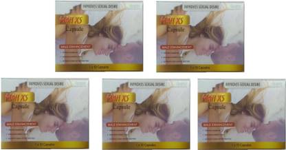 Sricure Herbs Man XS Capsules – Sensual Power Booster Capsules – Stamina & Energy Booster Capsules (Pack Of 5)
