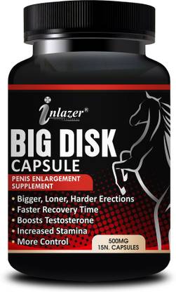 inlazer Big Disk Capsules, 1Sex Power Enjoy Sexual Pleasure Reduce Problems