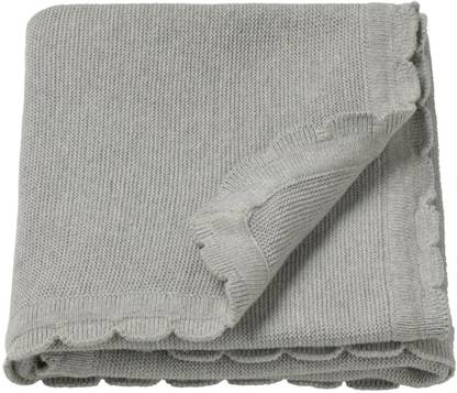 IKEA Blanket, knitted/grey70x90 cm Baby bedsheet NA