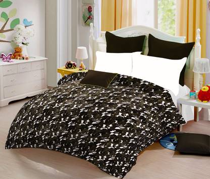 Flipkart Perfect Homes Printed Double Mink Blanket for  Heavy Winter