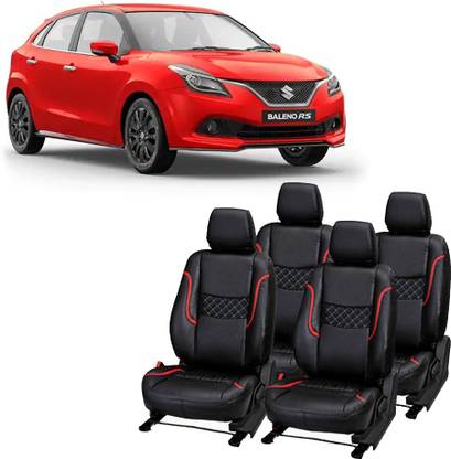 AutoSafe PU Leather Car Seat Cover For Maruti Baleno